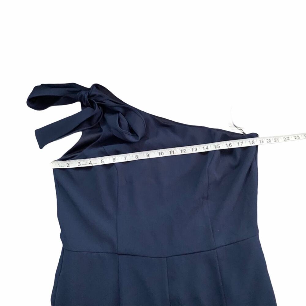 NWT Julia Jordan Navy One Shoulder Jumpsuit 12 - Picture 7 of 12